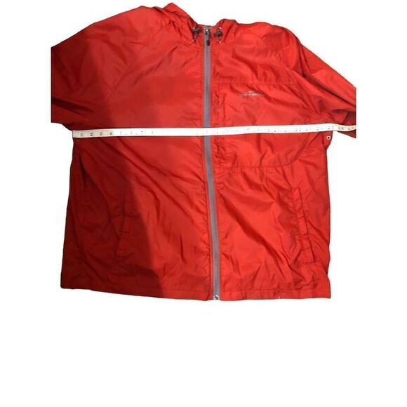 Eddie Bauer Jacket Mens Windbreaker Full Zip Hooded Lightweight Vented - Picture 13 of 15